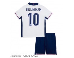 Englanti Jude Bellingham #10 Kotipaita Lapsille EM-Kisat 2024 Lyhythihainen (+ shortsit)